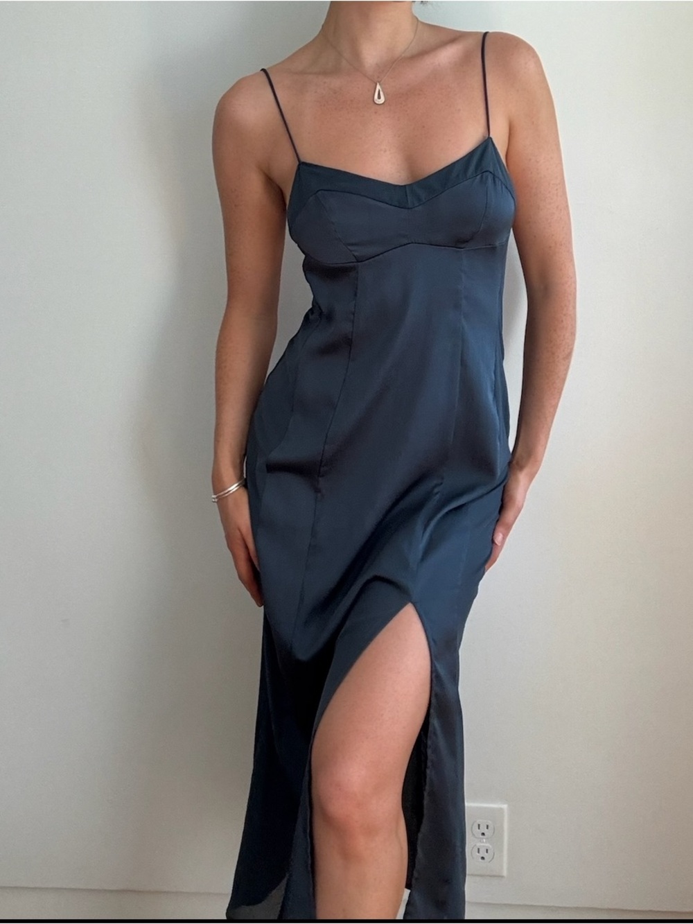 Free People midi Slip Dress NWOT